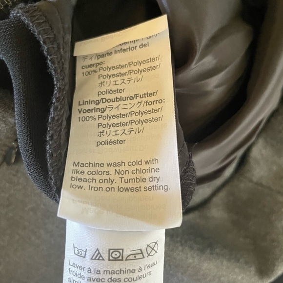 J Crew 365 Wide Leg Jumpsuit Black Gray Size 4 NWT - Picture 10 of 10